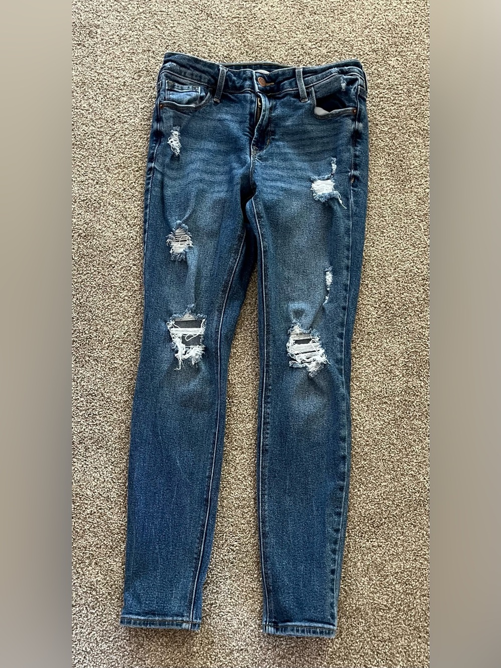 Old Navy Rockstar Super Skinny Women's Jeans - Dark Blue - Size 4